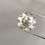 Thumbnail: 1.0 CT 6.2 MM Natural Round Cut Salt and pepper Brilliant cut Diamond