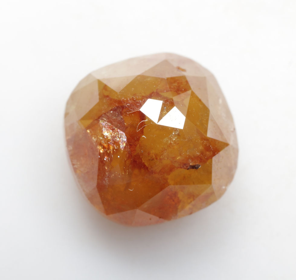 Thumbnail: 3.51 CT 8.4 X 8.3 MM Natural Loose Cushion Full cut Diamond for Wedding Ring