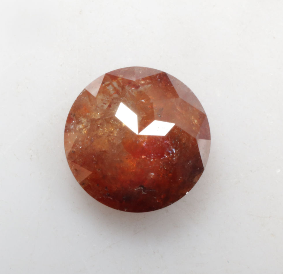 Thumbnail: 0.91 CT 6.3 MM Natural Loose Round Rose Cut Diamond for Diamond Ring Jewelry