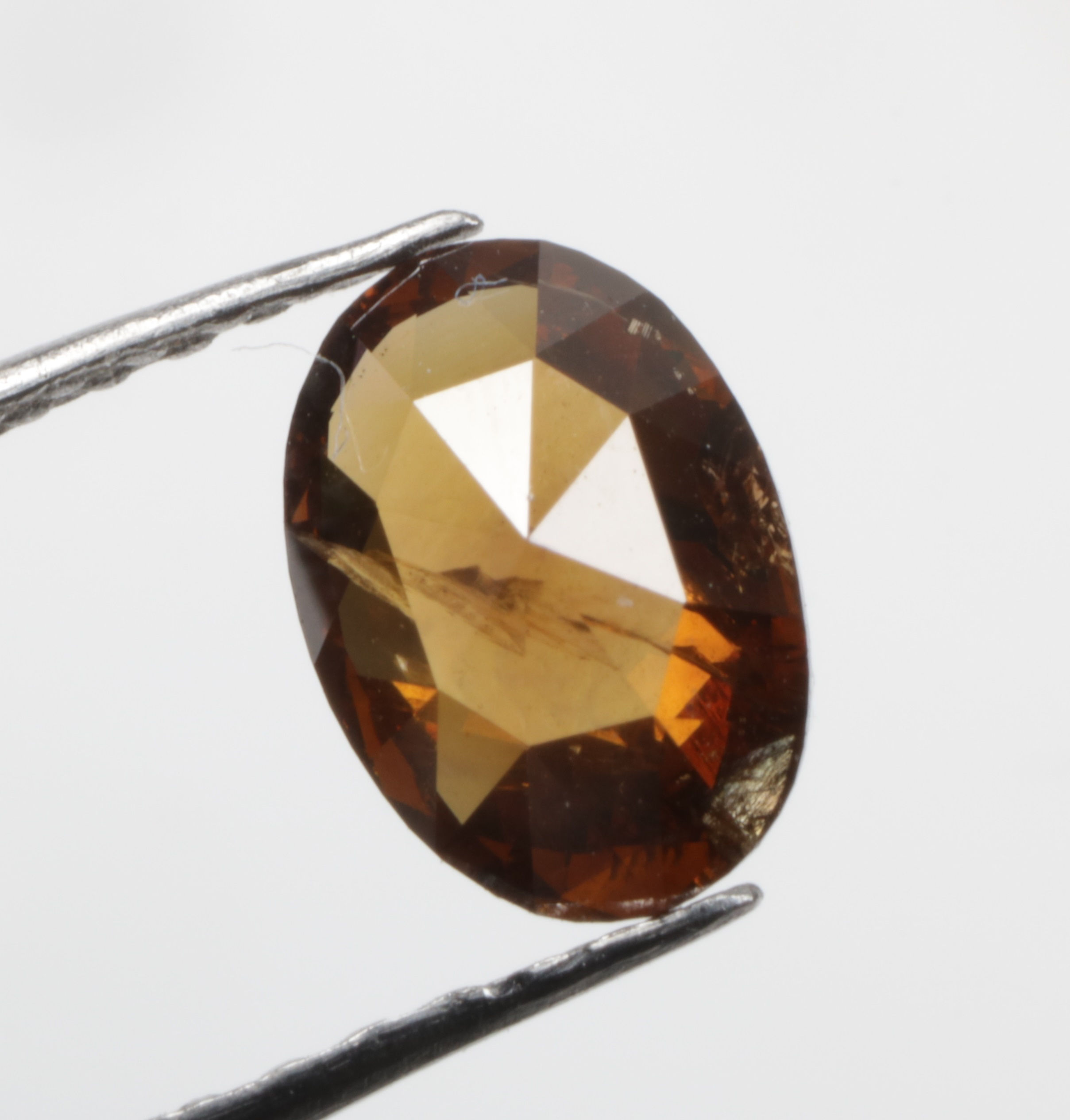 0.55 CT 6.5 X 4.5 MM Natural Loose Oval cut Diamond Fancy color