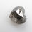 Thumbnail: 0.63 CT 4.9 X 5.3 MM Natural Heart Cut Salt and Pepper Diamond Black color