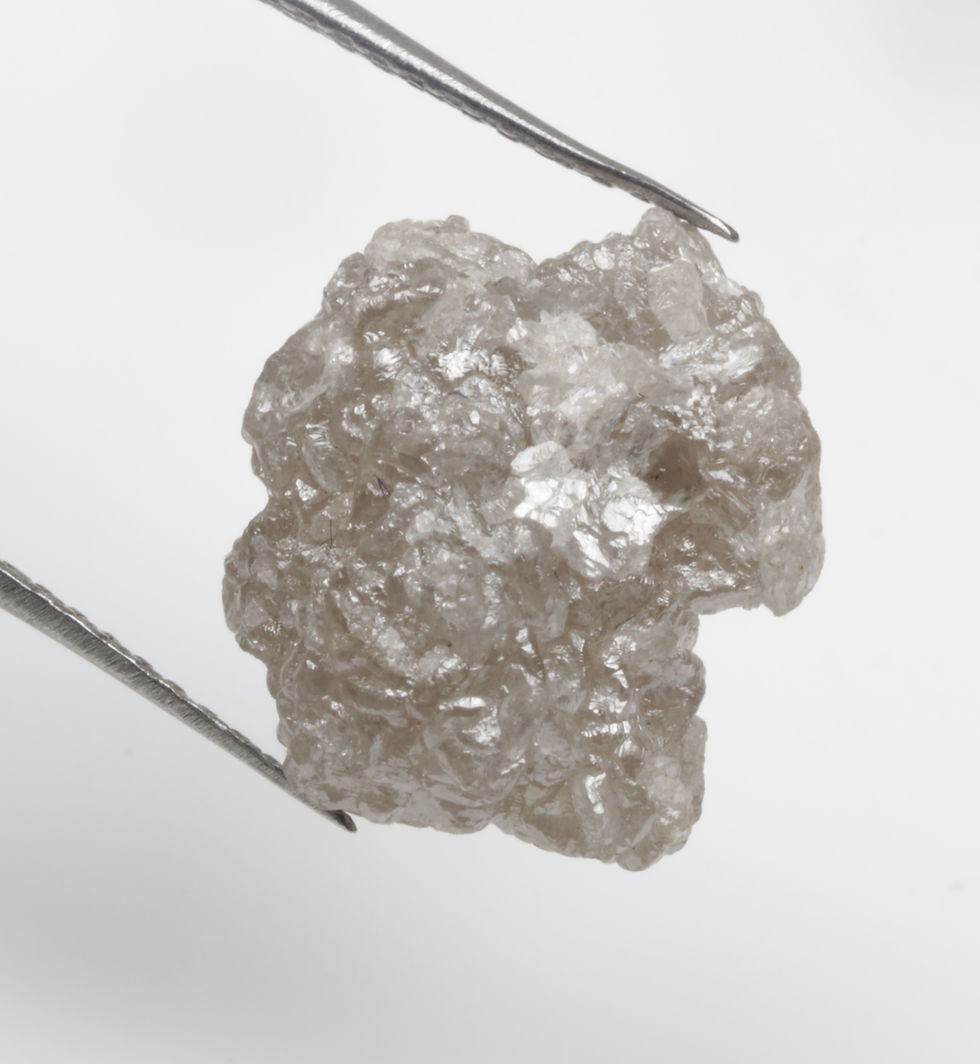 Thumbnail: 6.32 CT 12.3 X 11.0 MM Natural Uncut Irregular cut Rough/Raw Diamond