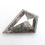 Thumbnail: 3.58 CT 15.7 X 10.7 MM Kite cut Natural Black Grey color Diamond for Kite Ring