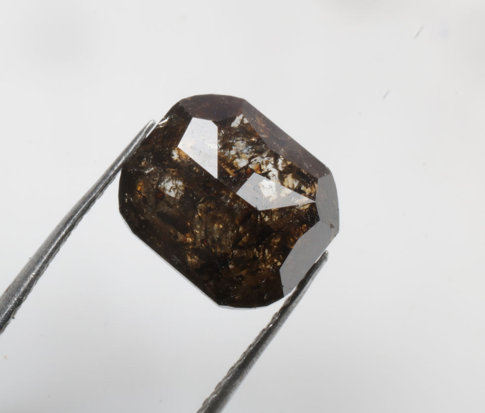 Thumbnail: 2.32 CT 8.2 X 6.9 MM Natural Loose Emerald cut Diamond Fancy color Radiant cut