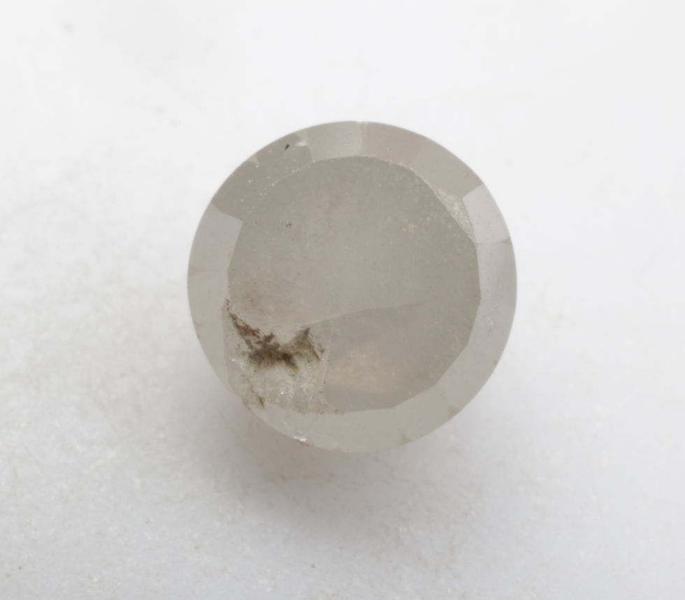 Thumbnail: 1.02 CT 5.6 MM Natural Loose Round Rose Cut Loose Diamond for Handmade Jewelry