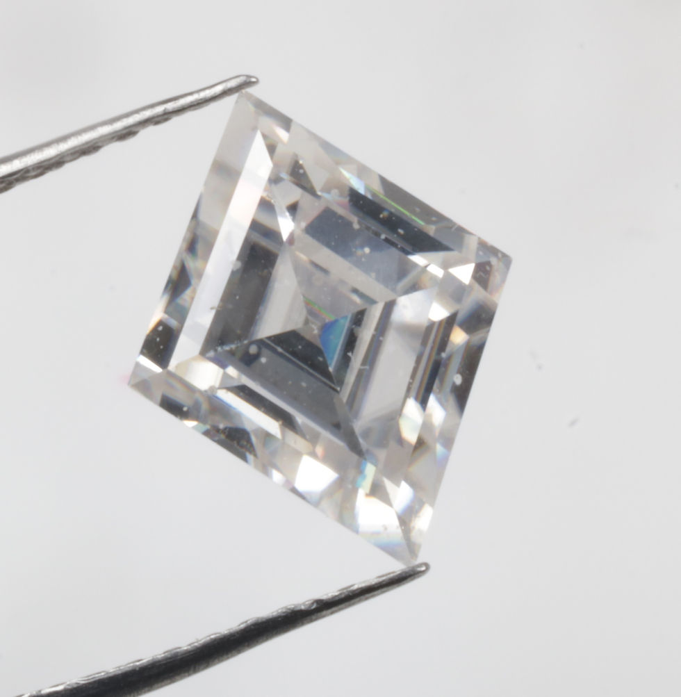Thumbnail: 1.77 CT 10.2 X 8.1 MM Moissanite Diamond White color Kite Shape for Engagement