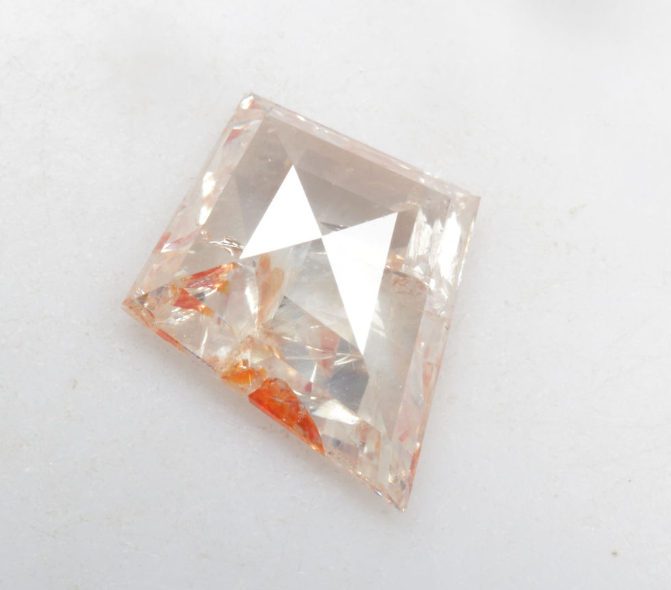 Thumbnail: 1.70 CT 11.5 X 9.6 MM Kite cut Natural Loose fancy Diamond for Kite Ring Gifts