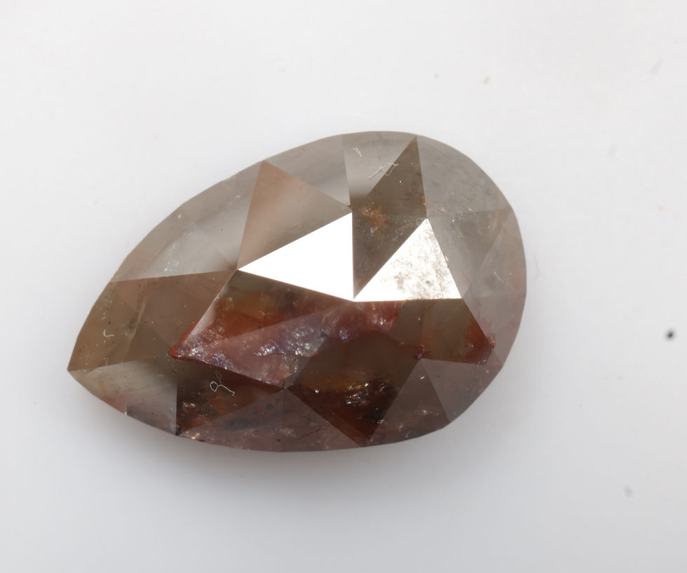 Thumbnail: 5.32 CT 14.2 X 9.3 MM Natural Loose Pear Shape Diamond Fancy Color for Wedding