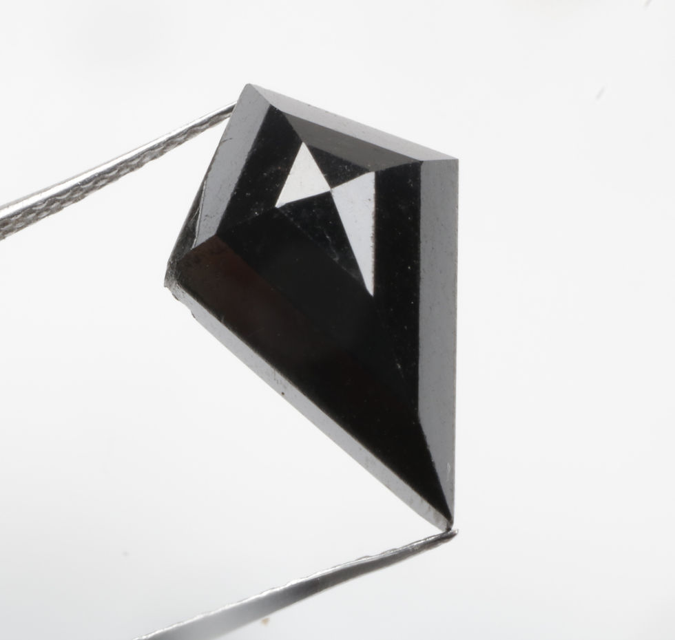Thumbnail: 4.67 CT 15.0 X 9.7 MM Kite cut Black Diamond For Engagement Diamond Ring Gift