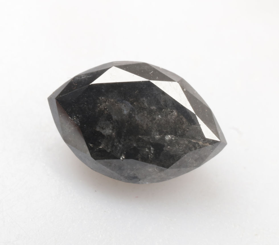 Thumbnail: 1.41 CT 9.0 X 6.0 MM Natural Loose Diamond Marquise cut Diamond Black color