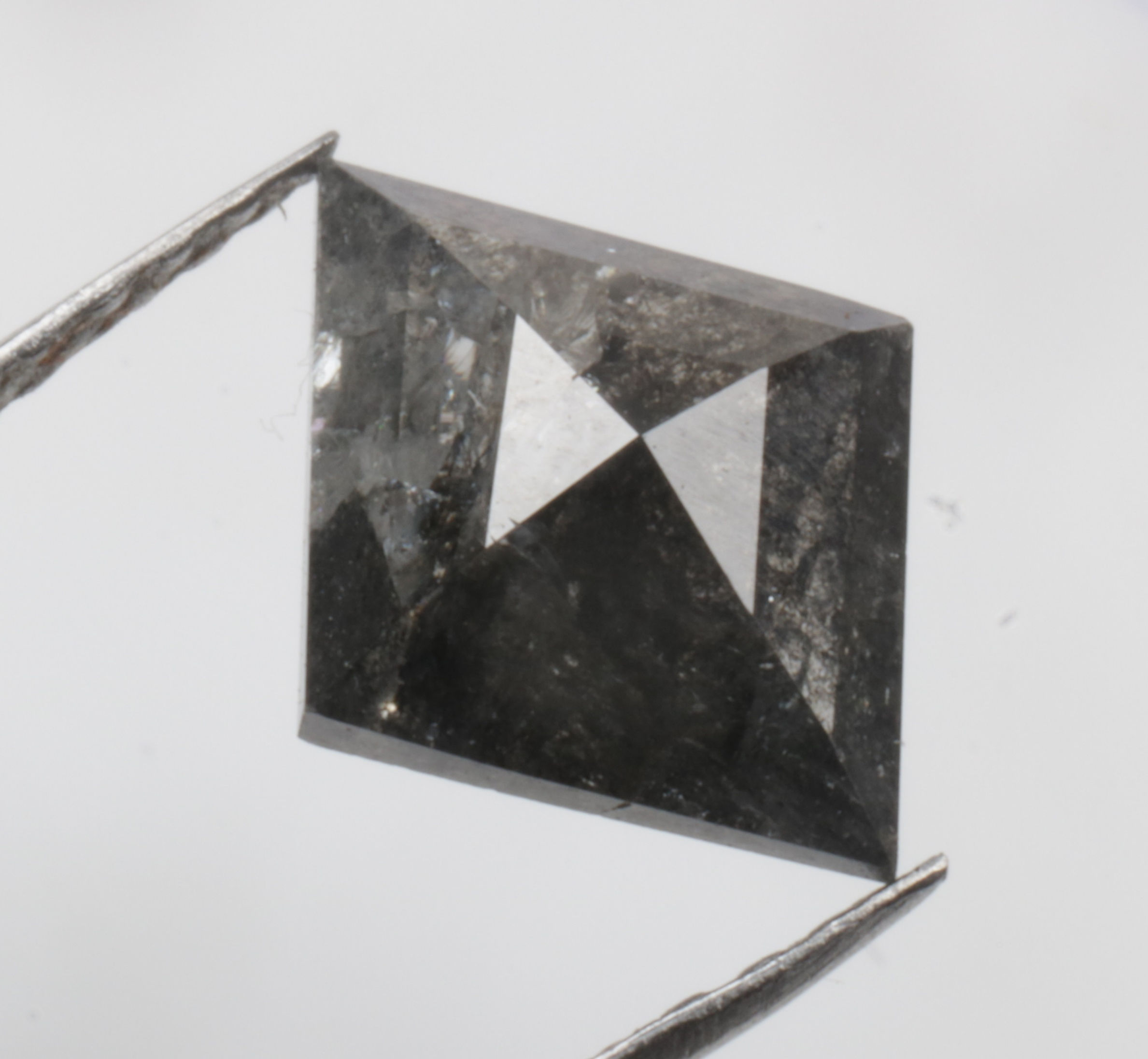 1.03 CT 8.9 X 7.1 MM Natural Salt and Pepper Kite Shape Diamond for Engagement