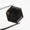 Thumbnail: 1.17 CT 6.9 X 6.0 MM Natural Hexagon Cut Loose Diamond Black Color Diamond