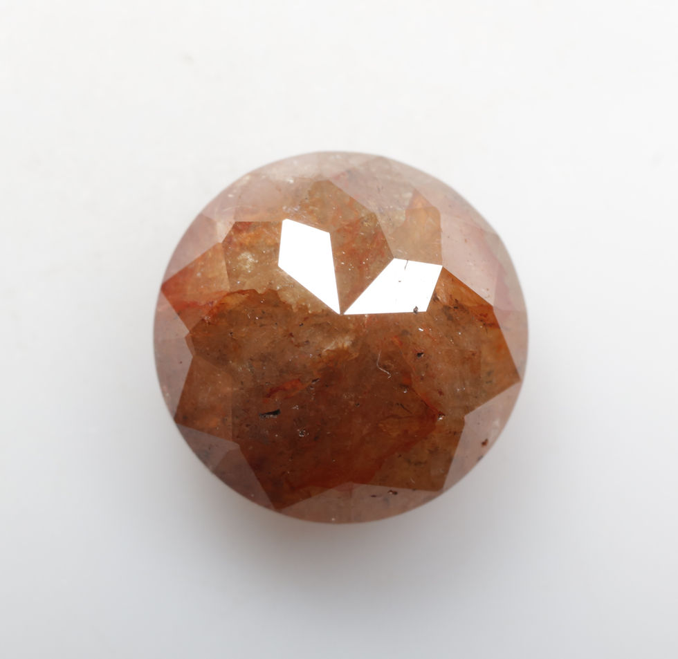 Thumbnail: 1.79 CT 7.5 MM Natural Loose Round Rose Cut Loose Diamond for Handmade Jewelry