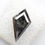 Thumbnail: 4.31 CT 16.6 X 9.1 MM Kite cut Natural Black color Diamond for Kite Ring Gift