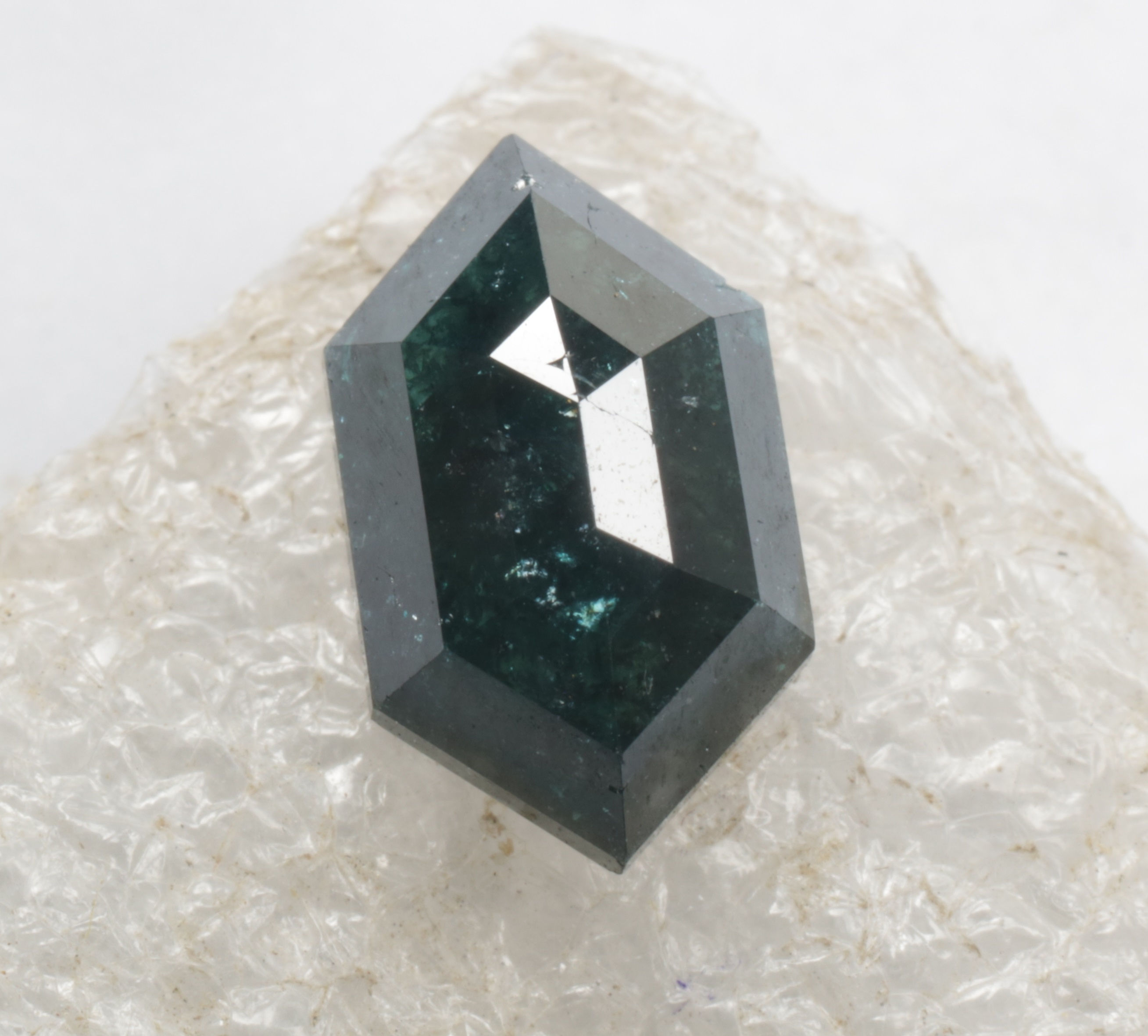 1.10 CT 8.3 X 5.0 MM Natural Loose Diamond Hexagon Diamond Blue color Diamond