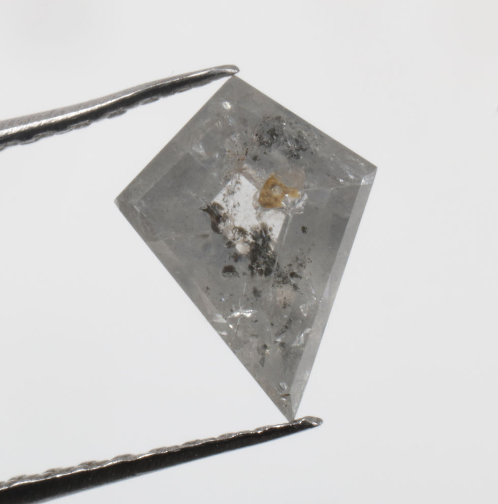 Thumbnail: 0.72 CT 7.6 X 5.8 MM Kite cut Natural White color Diamond for Kite Ring Gift