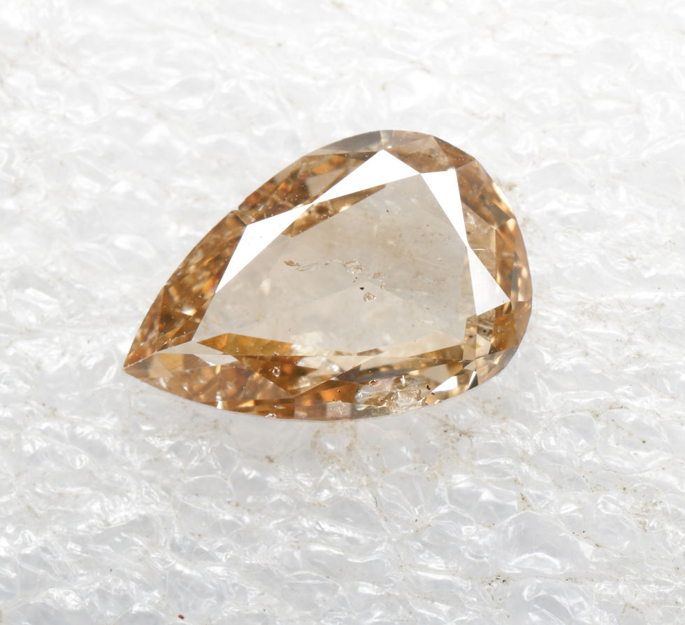 Thumbnail: 1.01 CT 8.8 X 6.0 MM Natural Pear cut Loose fancy Diamond for Jewelry Ring Gift