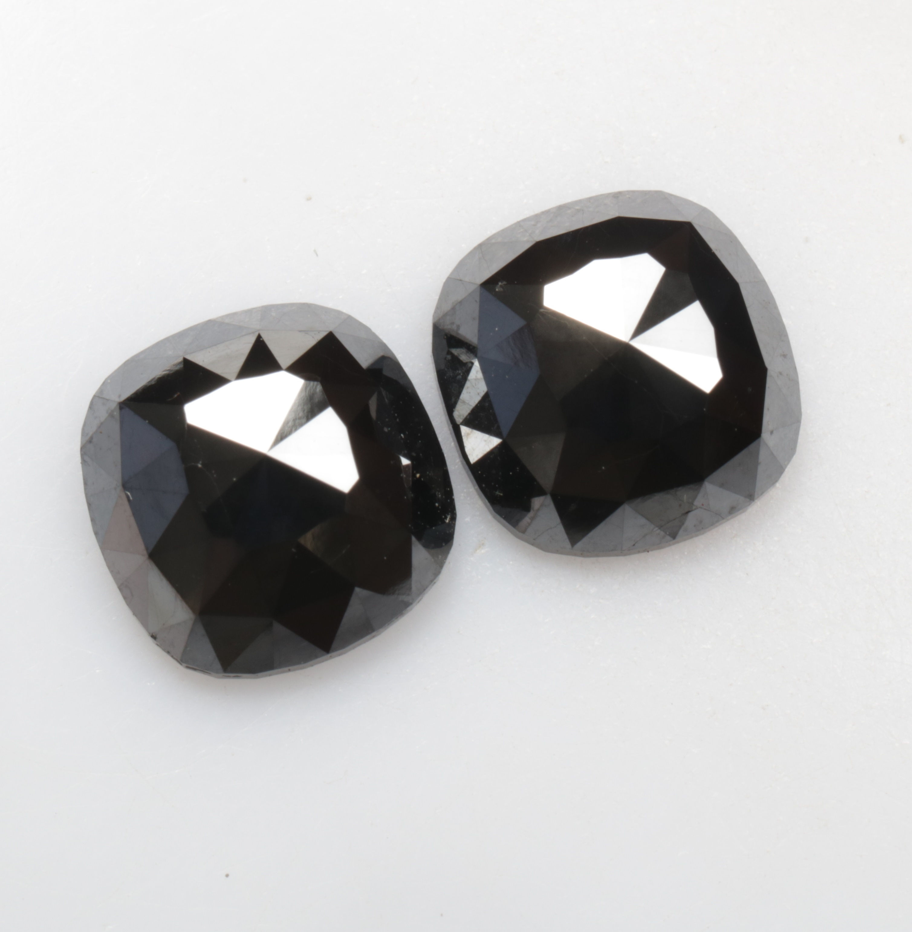 cushion Cushion cut Black Diamond Pair for Earrings Gift Jewelry