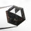 Thumbnail: 2.79 CT 12.0 X 10.0 MM Natural Hexagon Cut Salt and Pepper Diamond, Black color