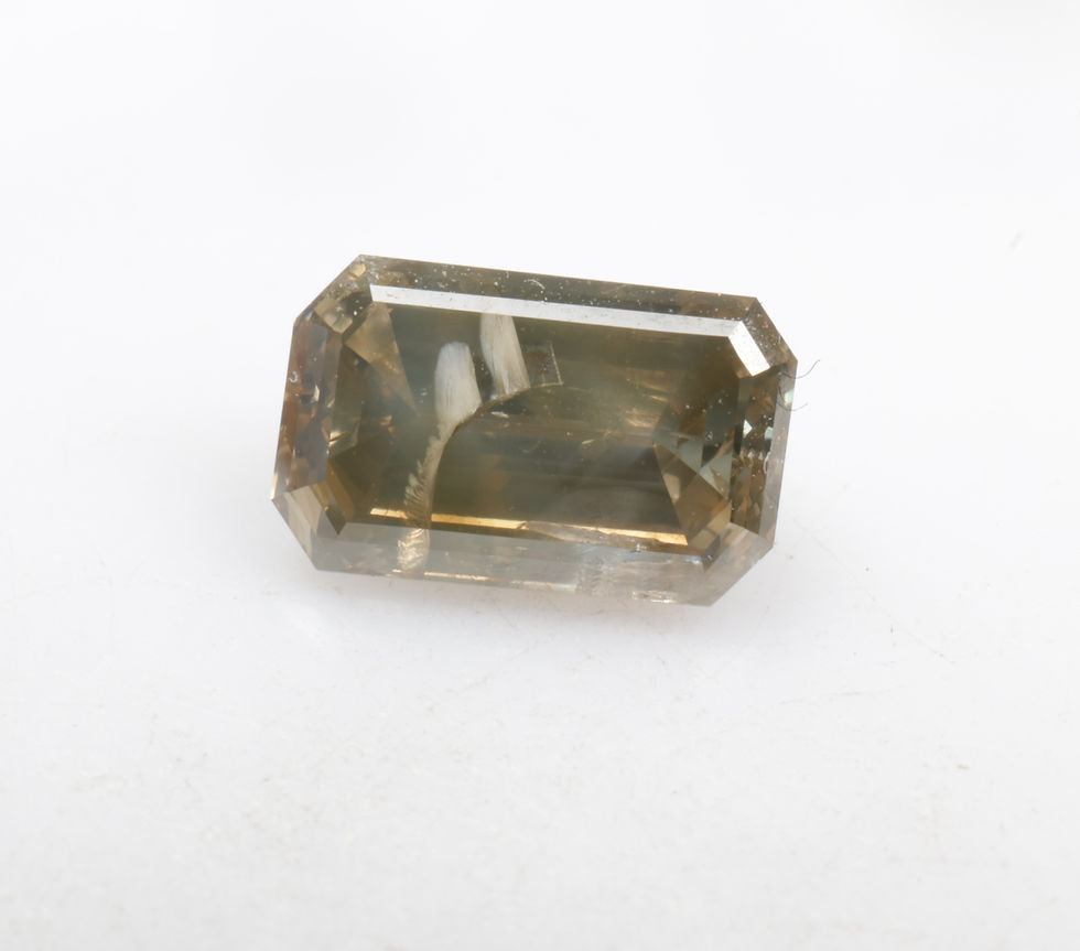 Thumbnail: 1.16 CT 7.5 X 4.8 MM Natural loose Emerald cut fancy Diamond for Jewelry