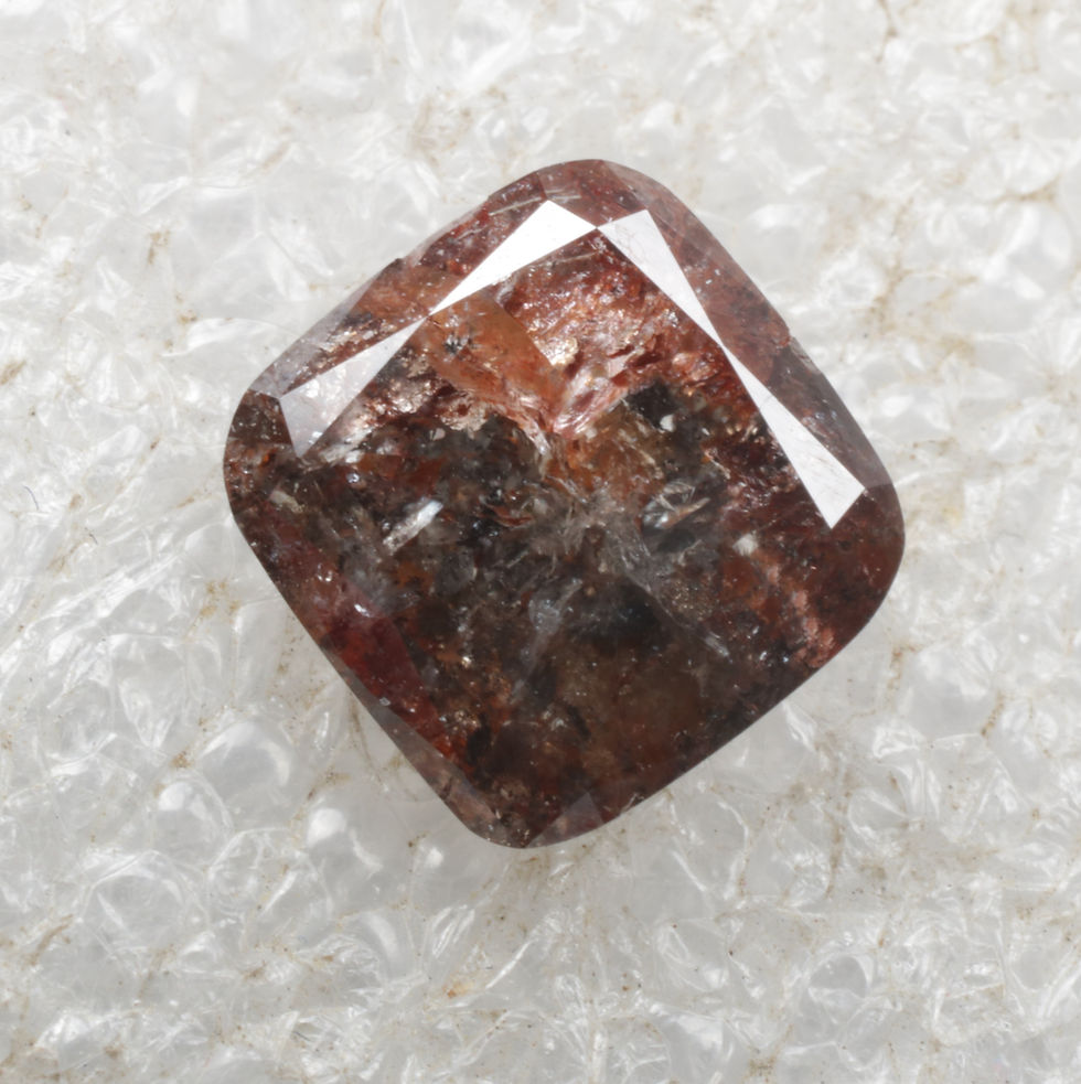 Thumbnail: 1.12 CT 6.1 X 5.9 MM Natural Fancy Color Diamond Cushion cut Diamond