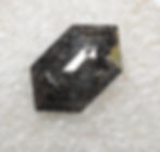 Thumbnail: 1.47 CT 10.0 X 5.8 MM Natural Loose Diamond Hexagon cut Diamond Black color