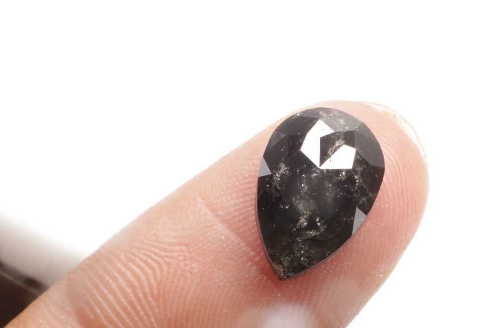 Thumbnail: 3.85 CT 12.2 X 8.3 MM Pear cut Natural Loose Diamond for Pear cut Diamond Ring