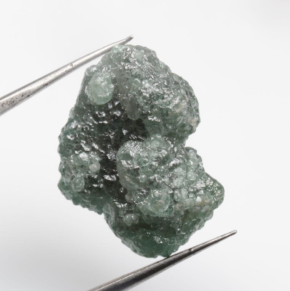 Thumbnail: 12.0 CT 17.5 X 12.8 MM Natural Uncut Irregular cut Rough/Raw Diamond Blue Color