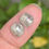 Thumbnail: 3.06 CT 7.6 X 7.1 MM Natural Loose Diamond Cushion cut Diamond Pair