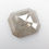 Thumbnail: 1.16 CT 7.6 X 6.9 MM Natural Emerald Cut Slat and Pepper Diamond WhiteGrey color