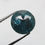 Thumbnail: 1.08 CT 5.9 MM Natural Round Rose cut Diamond Blue Diamond Loose Diamond