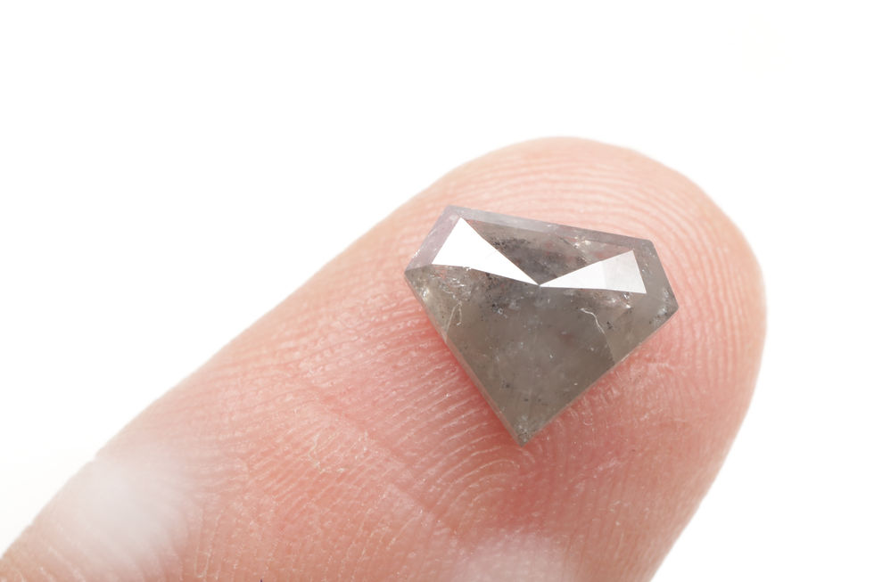 Thumbnail: 1.35 CT 7.0 X 8.3 MM Natural Loose /Pentagon cut Diamond cut for Handmade Gift