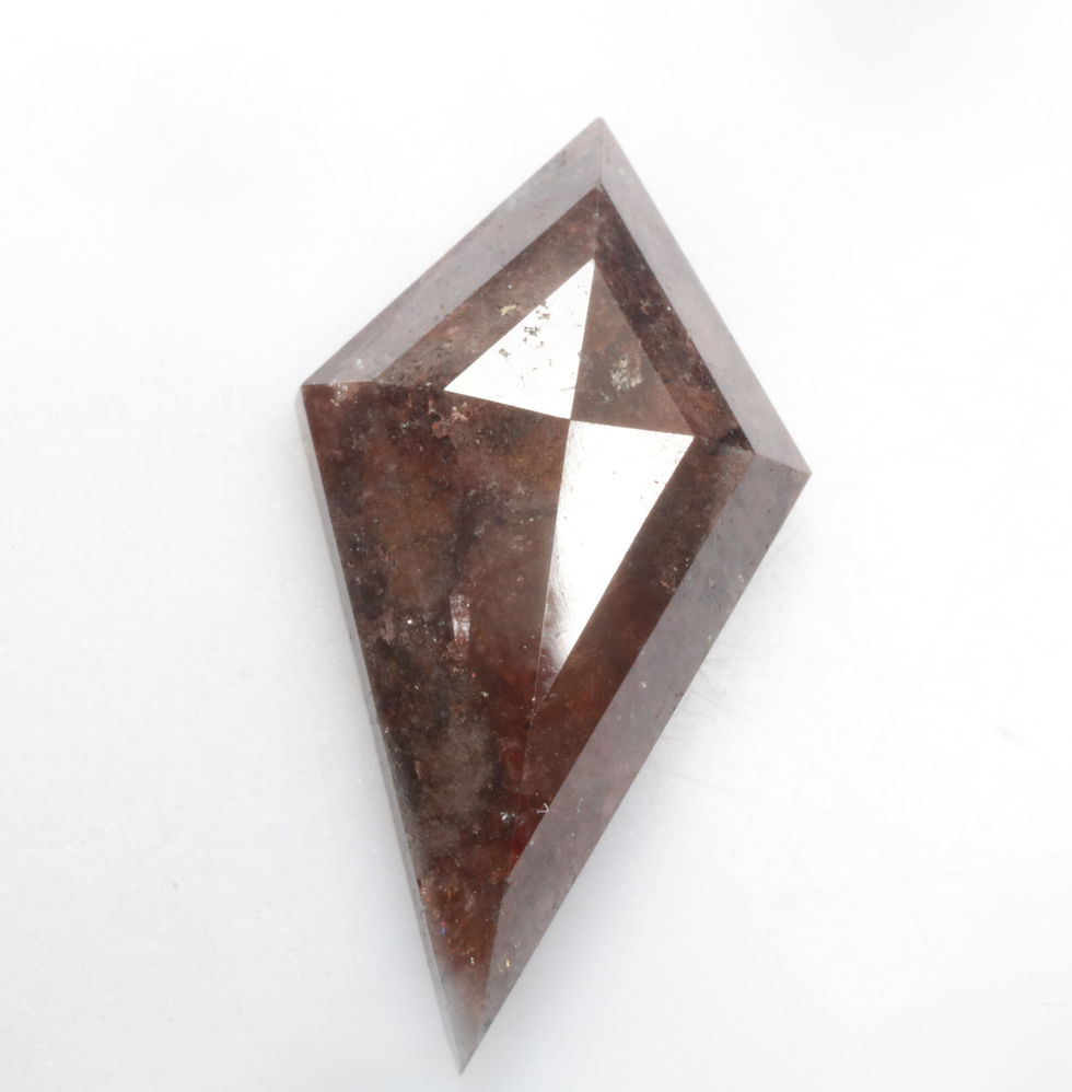 Thumbnail: 6.12 CT 20.8 X 11.1 MM Kite cut Natural Loose Diamond Fancy color for Kite Ring