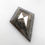 Thumbnail: 4.54 CT 17.0 X 11.8 MM Kite cut Natural Black color Diamond for Kite Ring Gift