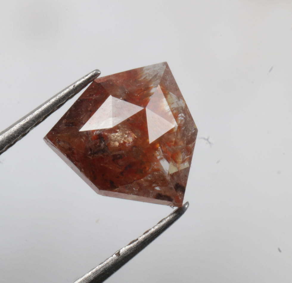 Thumbnail: 0.81 CT 6.7 X 6.5 MM Natural Fancy Shape Diamond Antique cut Diamond for Wedding