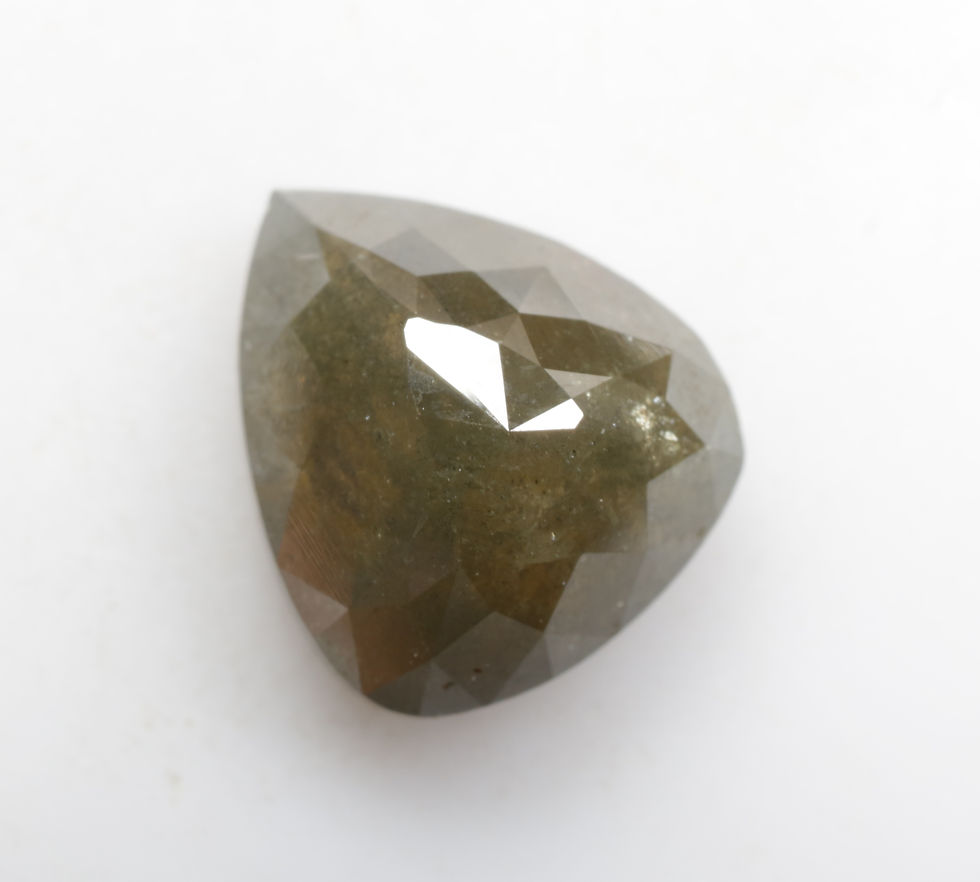 Thumbnail: 2.89 CT 9.5 X 8.3 MM Pear cut Loose Full cut Diamond for Jewelry Gifts Ideas