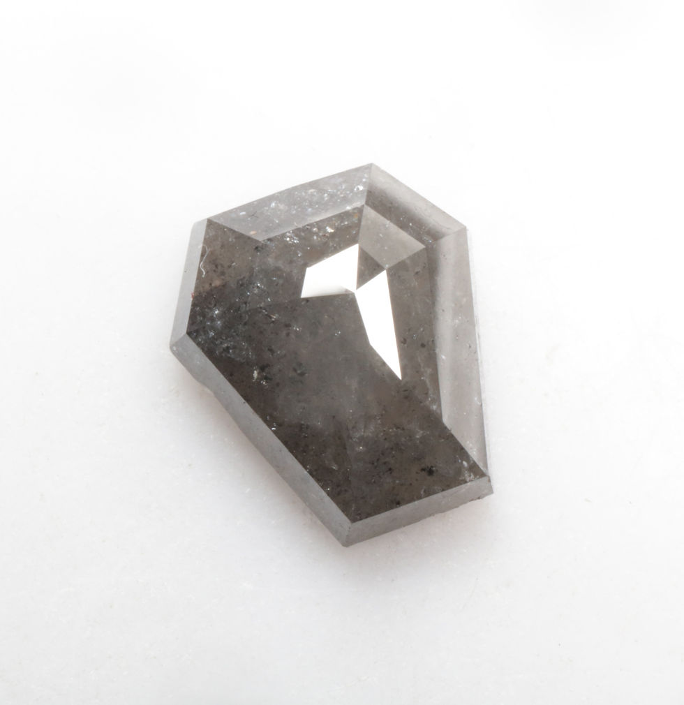 Thumbnail: 2.70 CT 9.2 X 8.3 MM Natural Coffin cut Diamond for coffin cut Diamond Ring