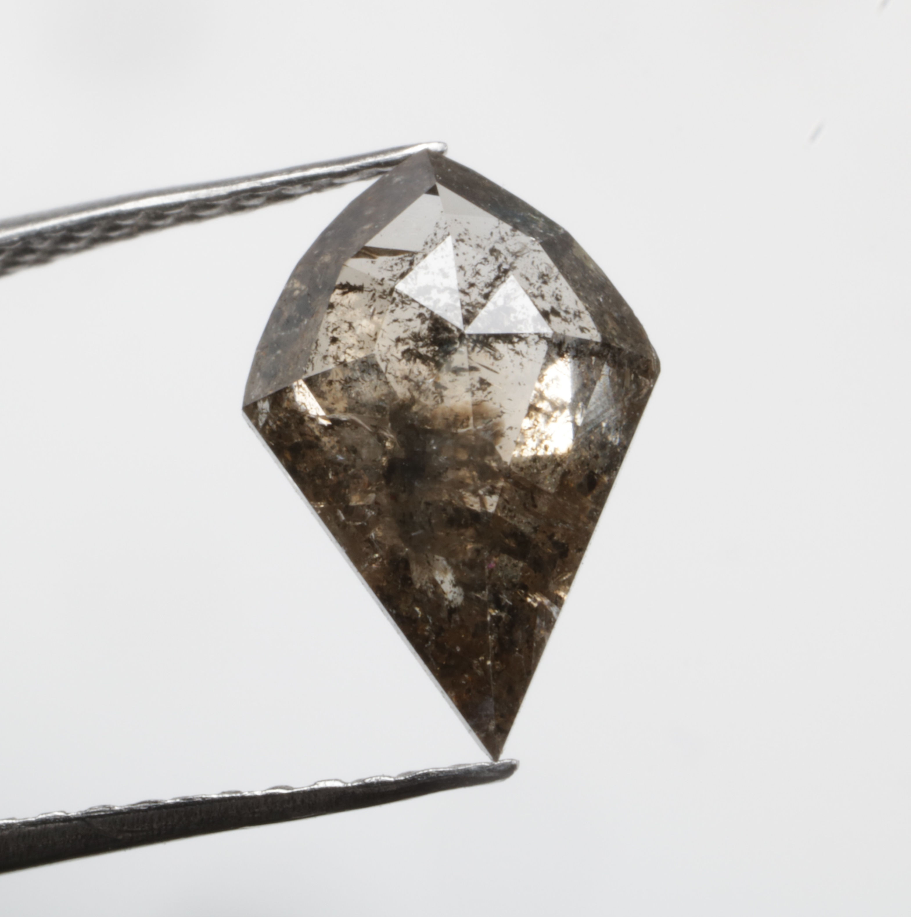 1.17 CT 9.6 X 6.5 MM Kite cut Natural Salt and Pepper Diamond for Kite Ring Gift