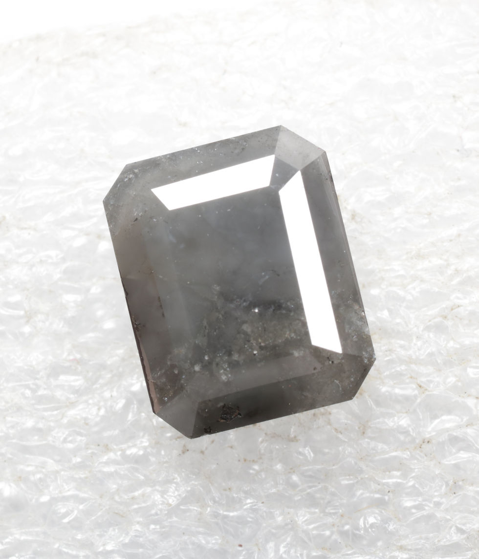 Thumbnail: 2.77 CT 8.6 X 7.0 MM Natural Emerald Cut Loose Diamond For Jewelry Ring Gifts