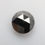 Thumbnail: 0.64 CT 5.3 MM Round Rose cut Black Diamond, Black color Treated Diamond