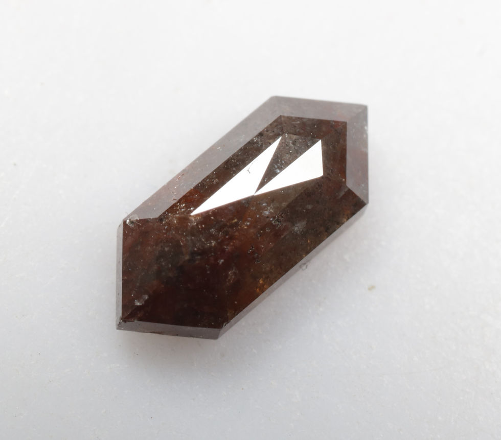 Thumbnail: 1.02 CT 9.2 X 4.0 MM Natural Hexagon Cut Loose Diamond fancy color
