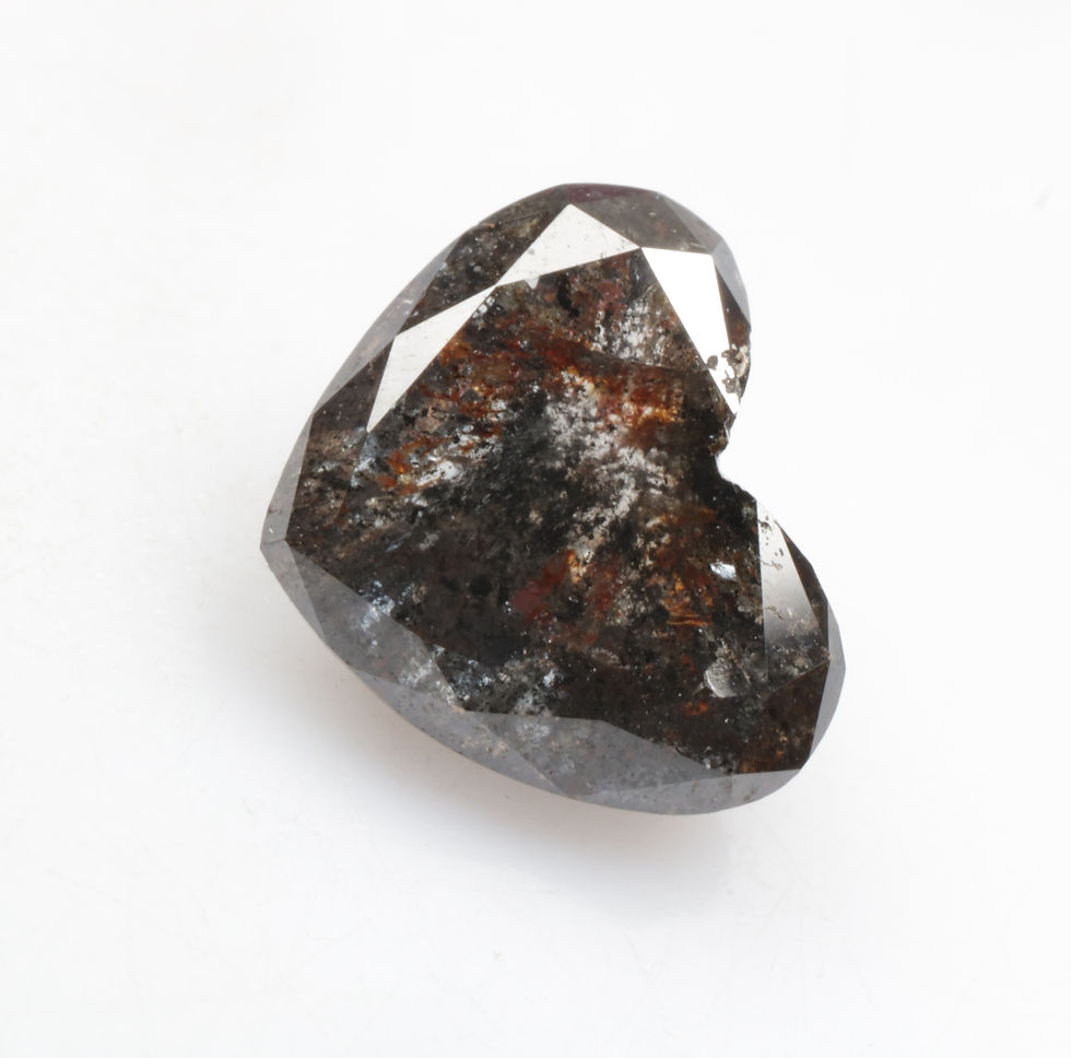 Thumbnail: 1.65 CT 7.0 X 8.2 MM Natural Loose Heart Cut Diamond for Love Ring Gifts