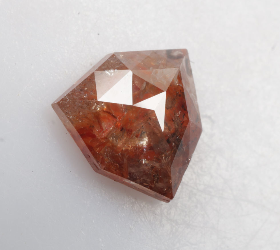 Thumbnail: 0.81 CT 6.7 X 6.5 MM Natural Fancy Shape Diamond Antique cut Diamond for Wedding