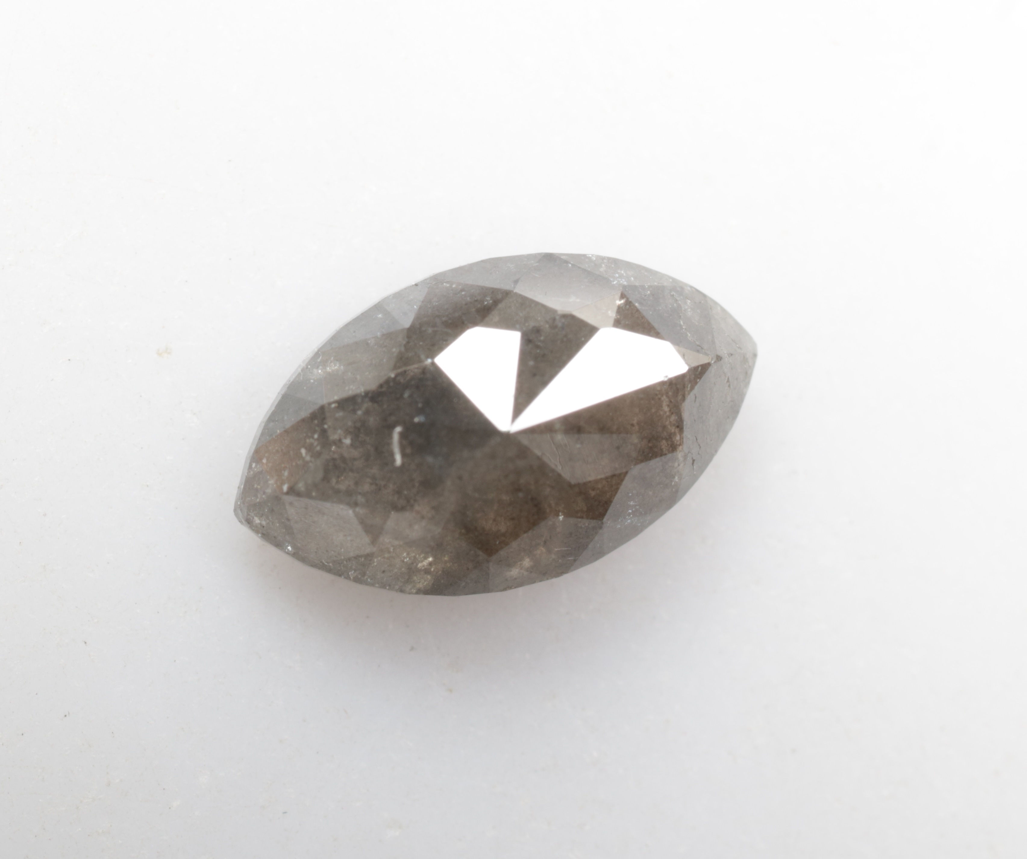 0.79 CT 8.0 X 4.7 MM Marquise Cut Natural Loose Grey color Diamond For Jewelry