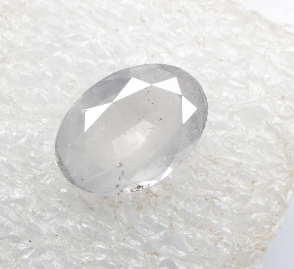 Thumbnail: 1.71 CT 8.6 X 6.2 MM Natural Loose Oval Full cut Diamond for Handmade Jewelry