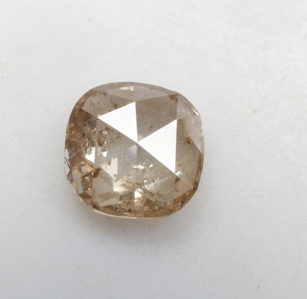 Thumbnail: 1.31 CT 6.8 X 6.7 MM Natural Loose Cushion Full cut Diamond for Wedding Ring