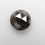 Thumbnail: 0.73 CT 5.6 MM Natural Loose Round Rose Cut Salt and pepper Diamond Black color