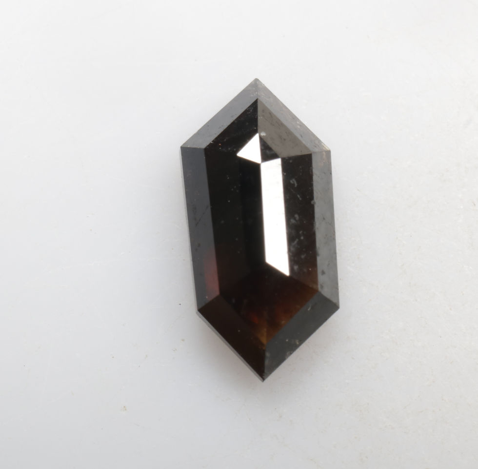 Thumbnail: 1.07 CT 9.6 X 4.8 MM Natural Hexagon Cut fancy Diamond For Jewelry Gifts Rings