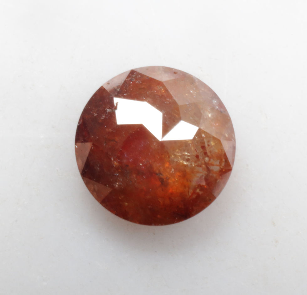 Thumbnail: 0.91 CT 6.3 MM Natural Loose Round Rose Cut Diamond for Diamond Ring Jewelry