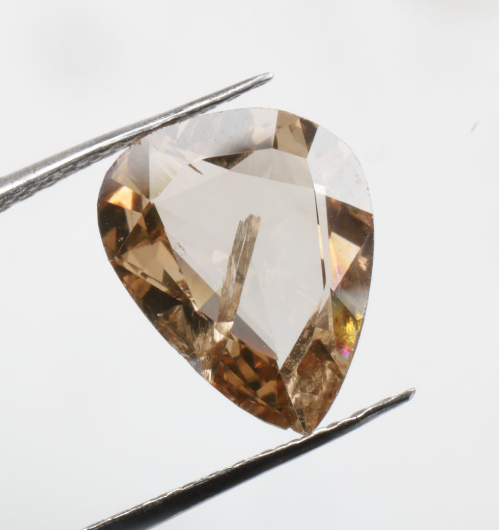 Thumbnail: 1.08 CT 9.7 X 7.8 MM Pear cut Loose Full cut Diamond for Jewelry Gifts Ring